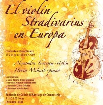 Santiago de Compostela: Stradivarius tocado por violinista rumano