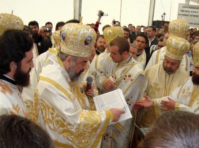 Patriarhul a pus piatra de temelie a primei Catedrale ortodoxe din Spania