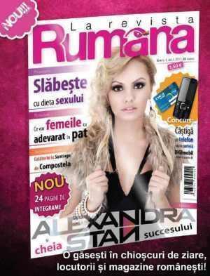 Alexandra Stan ne dezvaluie cheia succesului in revista Rumana