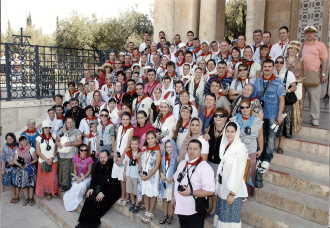 Credinciosii ortodocsi din Coslada in Tara Sfanta (Israel)