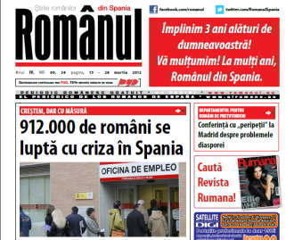 Ziarul Romanul din Spania implineste 3 ani