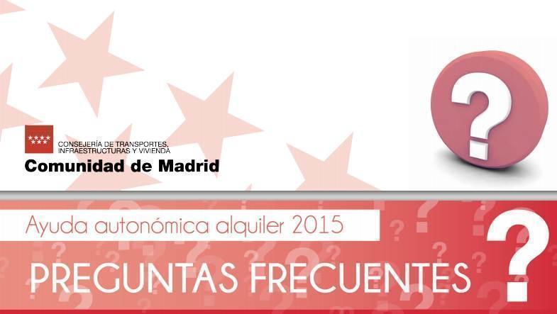 Dudas y respuestas – Ayuda al Alquiler Madrid 2015
