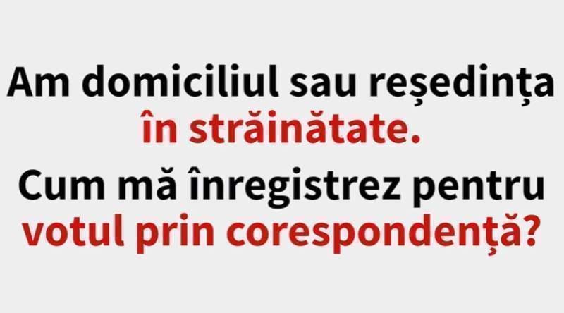 Cum să te înscrii pentru votul prin corespondență în străinătate