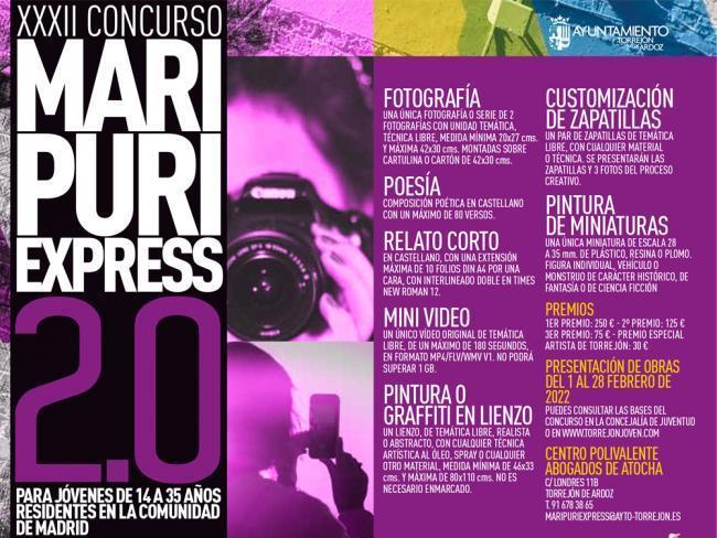 Torrejón – Deschide perioada de înscriere la XXXII Concurs Mari Puri Express 2.0, care anul acesta mărește valoarea premiilor