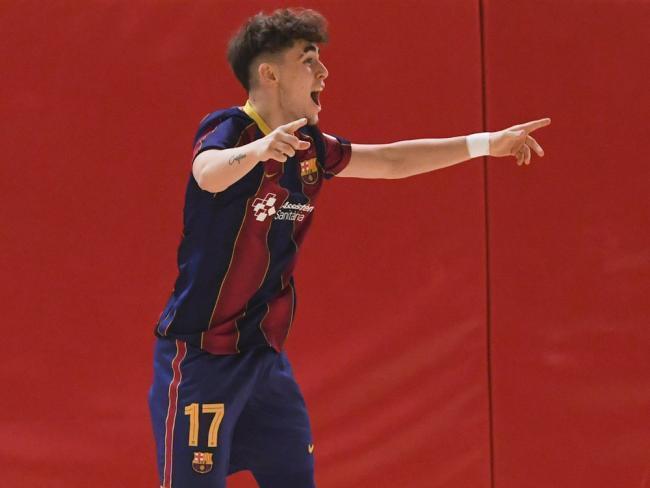 Torrejón – Jucătorul din Torrejon Jorge Carrasco debutează în primul RFEF Futsal cu echipa sa, Barça
