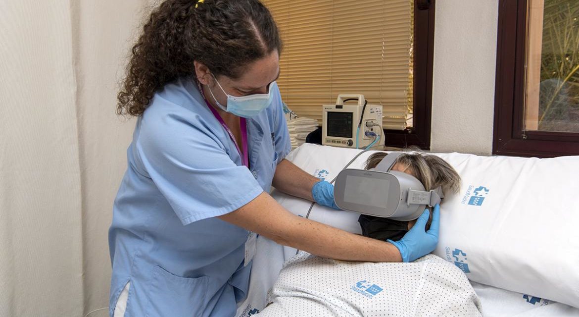 Spitalul Universitar Getafe aplică realitatea virtuală pentru a reduce stresul în tratamentul durerii cronice