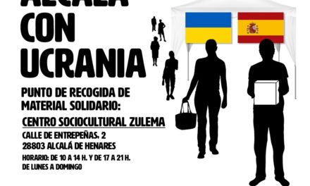 Alcalá – Centrul Sociocultural Zulema, punct de colectare a alimentelor, echipamentelor și materialelor pentru Ucraina