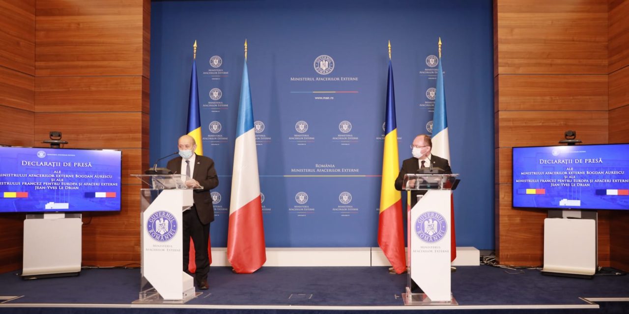 MAE: Întrevederea ministrului afacerilor externe Bogdan Aurescu cu omologul turc Mevlüt Çavuşoğlu, în marja reuniunii extraordinare a miniștrilor de externe ai NATO