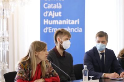 Ministrul Alsina, Comitetului Catalan pentru Ajutor Umanitar de Urgență pentru a coordona răspunsul umanitar în Ucraina: „Ajutorul umanitar este o prioritate pentru Guvern”