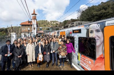 Ferrocarrils și Observatorul Camerei Femeilor și Afacerilor din Barcelona promovează Trenul Egalității pentru a crește gradul de conștientizare cu privire la importanța realizării echității de gen