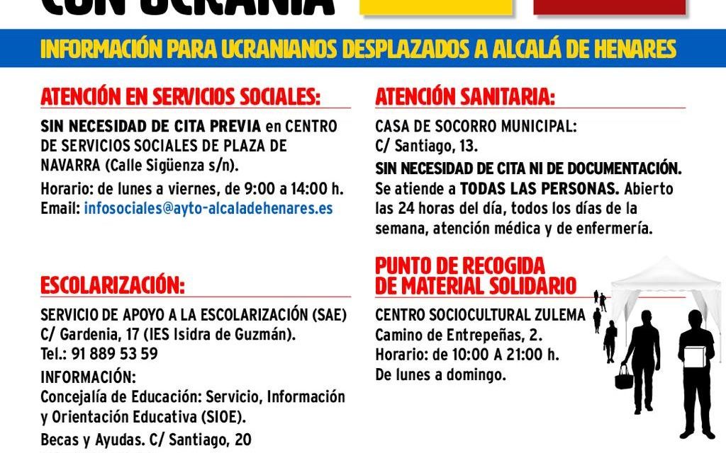 Alcalá – Consiliul Local informează despre toate serviciile disponibile persoanelor de origine ucraineană