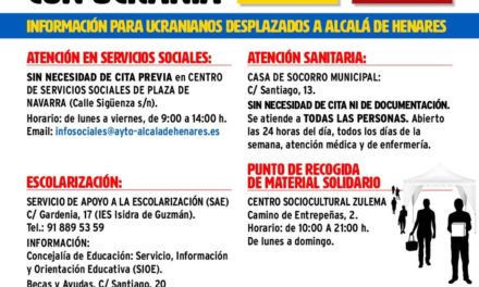 Alcalá – Consiliul Local informează despre toate serviciile disponibile persoanelor de origine ucraineană