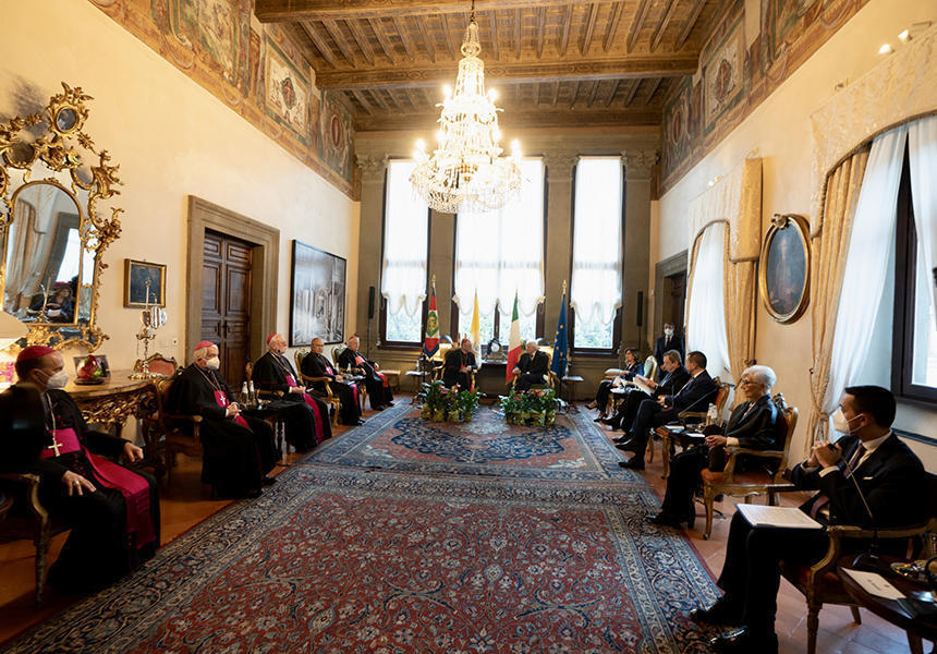 Președintele Draghi la sărbătorile pentru împlinirea a 93 de ani de la semnarea Pactelor de la Lateran
