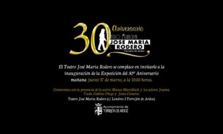 Locuitorii din Torrejón – Torrejón sunt invitați, mâine, joi, 17 martie, la ora 13.00, la sărbătorirea a 30 de ani de la Teatrul Municipal…