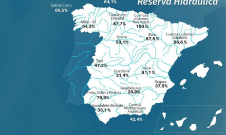Rezerva de apă spaniolă este la 46,8% din capacitatea sa