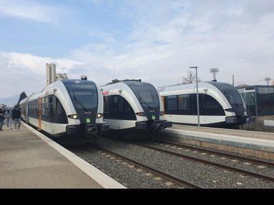 A treia unitate a liniei Lleida-la Pobla de Ferrocarrils se află acum în Balaguer pentru a începe perioada de testare