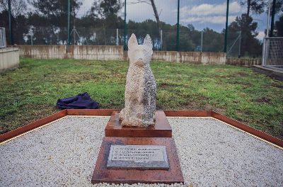 Consilierul Elena inaugurează Monumentul Canin de la Complexul Central Egara al Mossos d'Esquadra