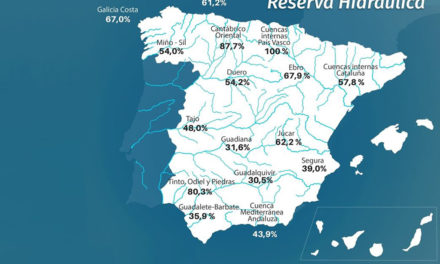 Rezerva de apă spaniolă este la 47,4% din capacitatea sa