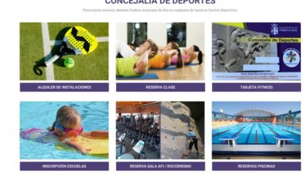 Torrejón – Departamentul de Sport are un sistem de rezervare online pentru facilități și înregistrare pentru activități