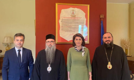 Italia: Întrevedere a noului ambasador desemnat al României cu Preasfințitul Părinte Episcop Siluan al Episcopiei Ortodoxe Române a Italiei
