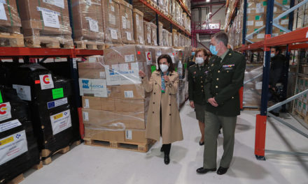 Robles mulțumește Centrului de Farmacie Militară pentru că a trimis tone de material medico-sanitar în Ucraina
