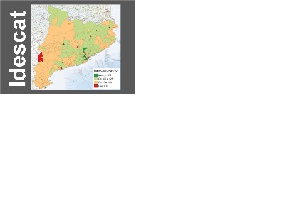 Grupurile de recensământ cu cel mai înalt nivel socio-economic din Catalonia sunt localizate în principal în Zona Metropolitană