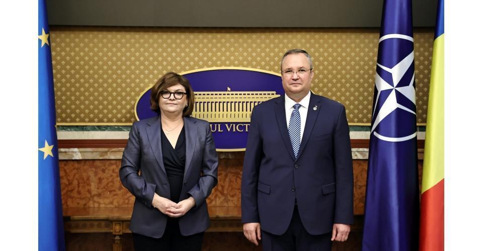 Întrevederea premierului Nicolae-Ionel Ciucă cu Adina Vălean, Comisar European pentru Transporturi