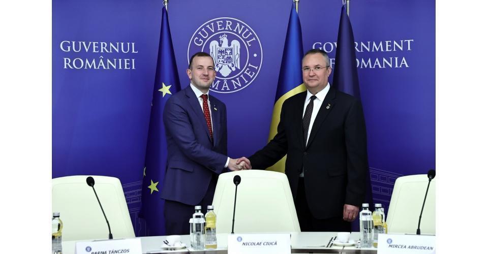 Întrevederea premierului Nicolae-Ionel Ciucă cu Virginijus Sinkevičius, comisar european pentru mediu