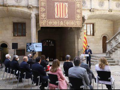 Președintele Aragonès: „La nouăzeci și unu de ani de la proclamarea sa, Republica Catalană continuă să fie cea mai bună propunere pentru a avansa țara”