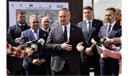 Vizita premierului Nicolae-Ionel Ciucă la șantierul drumului de legătură dintre centura Oradea și Autostrada A3
