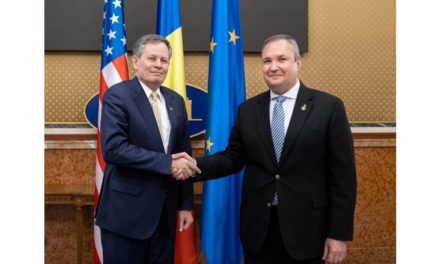 Întâlnirea premierului Nicolae-Ionel Ciucă cu delegația senatorului american Steve Daines