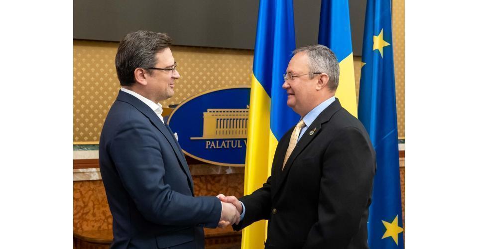Întâlnirea de lucru a premierului Nicolae-Ionel Ciucă cu ministrul afacerilor externe din Ucraina, Dmytro Kuleba