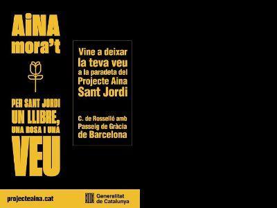 Proiectul AINA se alătură sărbătorii de Sant Jordi