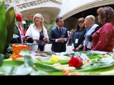 Președintele Aragonès: „Sant Jordi ne unește ca țară și justifică literatura și limba catalană”
