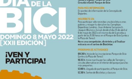 Torrejón – Înscrierile pentru „Ziua Bicicletelor” vor fi deschise până pe 6 mai, care va avea loc duminică, 8 mai