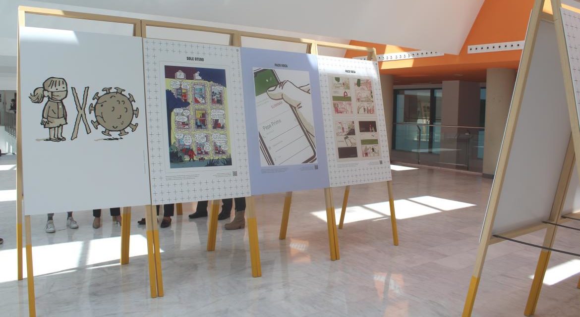 Spitalul Puerta de Hierro Majadahonda deschide o expoziție de ilustrații despre pandemia COVID-19