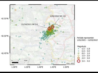 Catalonia înregistrează un început de an activ din punct de vedere seismic, cu 800 de cutremure, în intervalul normal al Mediteranei de Vest
