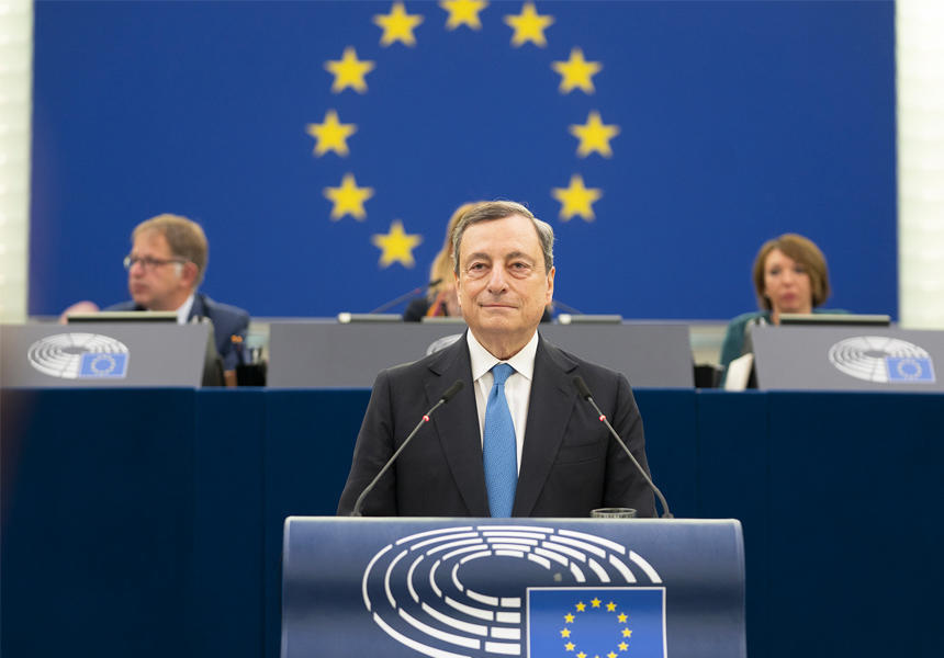 Președintele Draghi în Parlamentul European