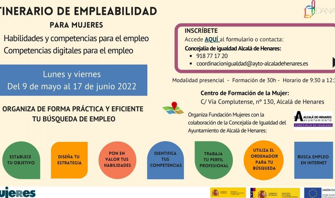 Alcalá – Deschide perioada de înscriere pentru atelierele „Empowering of Women for Employment”