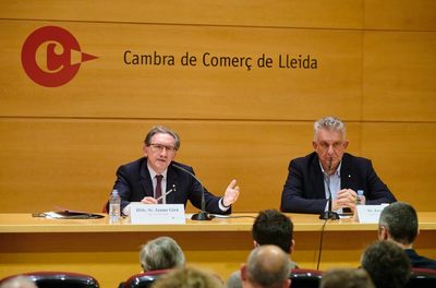 Ministrul Giró: „De la Guvernul Cataloniei vom crea acțiunile necesare pentru ca în Lleida să existe un climat de afaceri favorabil”