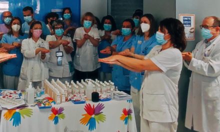 Hospital de La Princesa comemorează Ziua Mondială a Igienei Mâinilor printr-o demonstrație colectivă a profesioniștilor săi