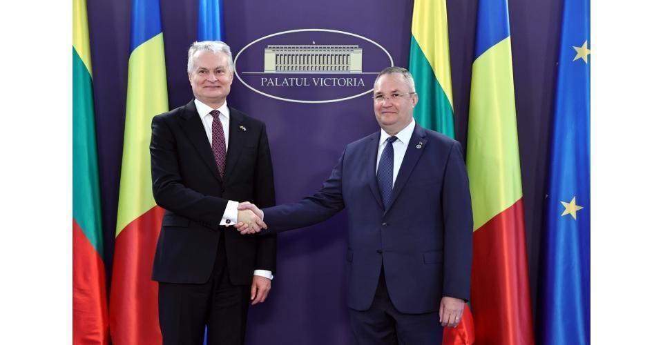 Întrevederea premierului Nicolae-Ionel Ciucă cu președintele Republicii Lituania, Gitanas Nausėda