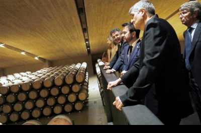 Președintele Aragonès susține că industria vinului promovează Catalonia ca putere alimentară