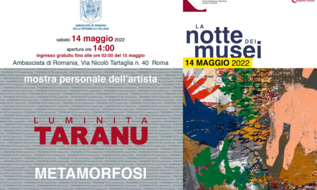 Italia: Ambasada României în Italia participă pentru prima dată la Noaptea Muzeelor, deschizându-și porțile publicului larg