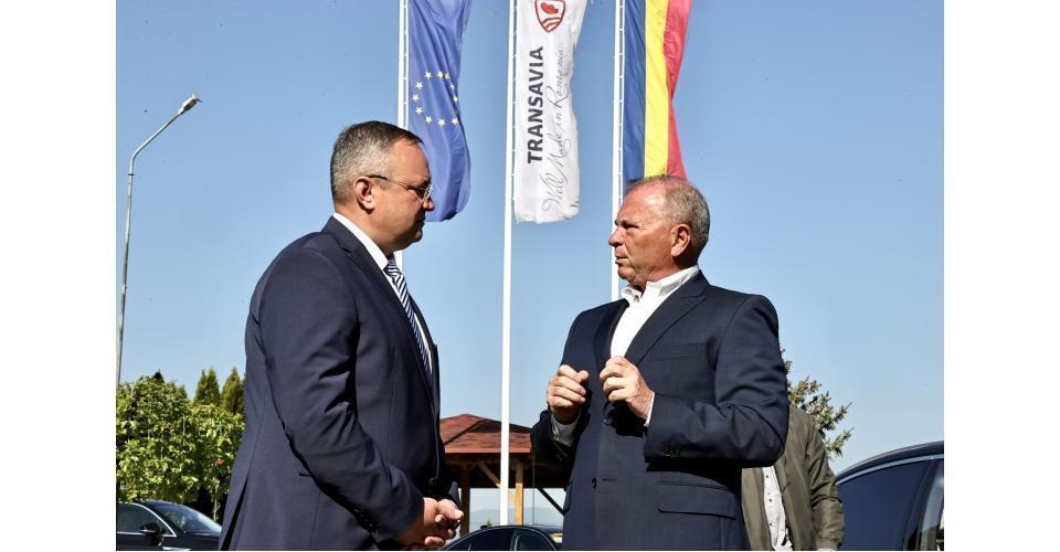 Vizita premierului Nicolae-Ionel Ciucă la Societatea Transavia SA, județul Alba