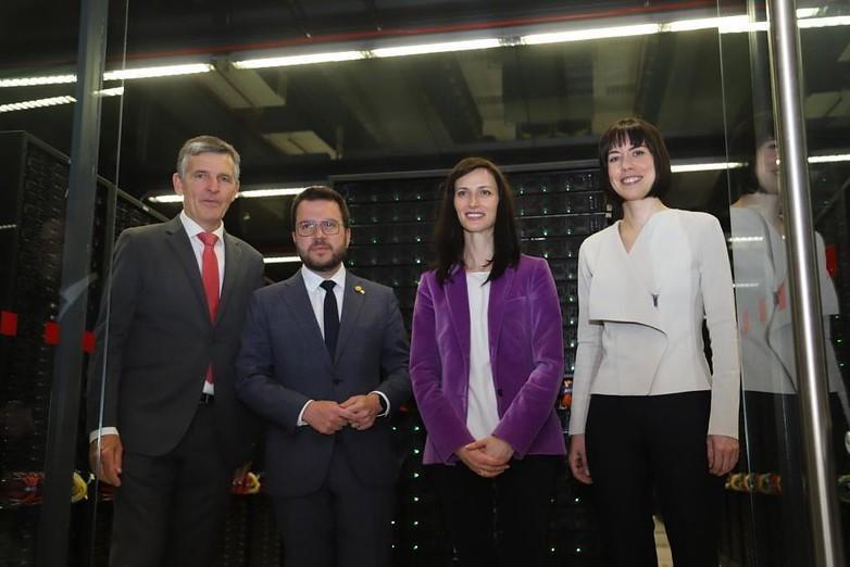 Morant vizitează Centrul de Supercomputing din Barcelona împreună cu comisarul european Mariya Gabriel