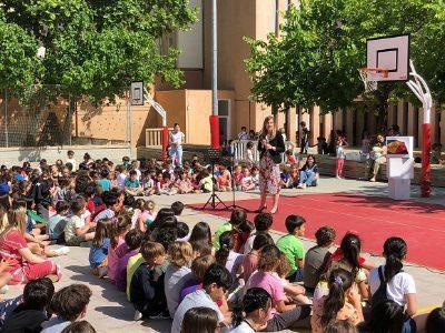 Elevii centrului Joan Miró primesc Premiul Participare la școală de la consilierul Alsina