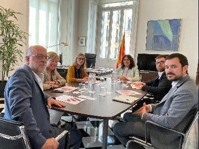 Ministrul Vilagrà se întâlnește cu Corporația Catalană de Media Audiovizuală