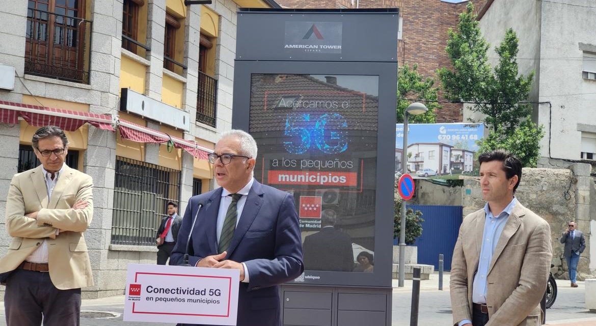Comunitatea Madrid testează în Valdemorillo un proiect pilot de pionierat în lume pentru a aduce conectivitatea 5G în municipalitățile mici