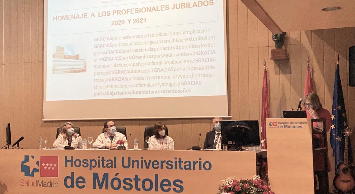 Omagiu profesioniștilor pensionari de la Spitalul Universitario de Móstoles în 2020 și 2021
